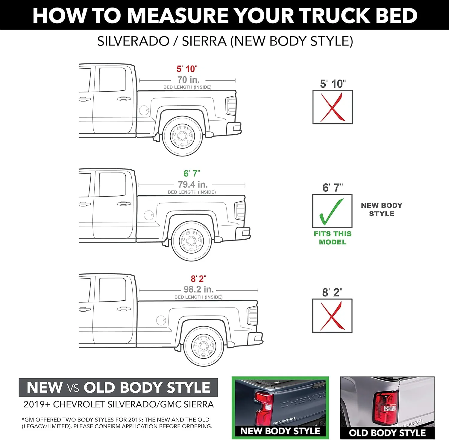RealTruck BAK Revolver X2 Hard Rolling Tonneau Cover 39131 – Fits 2019-2026 Chevy/GMC 6'7" Bed