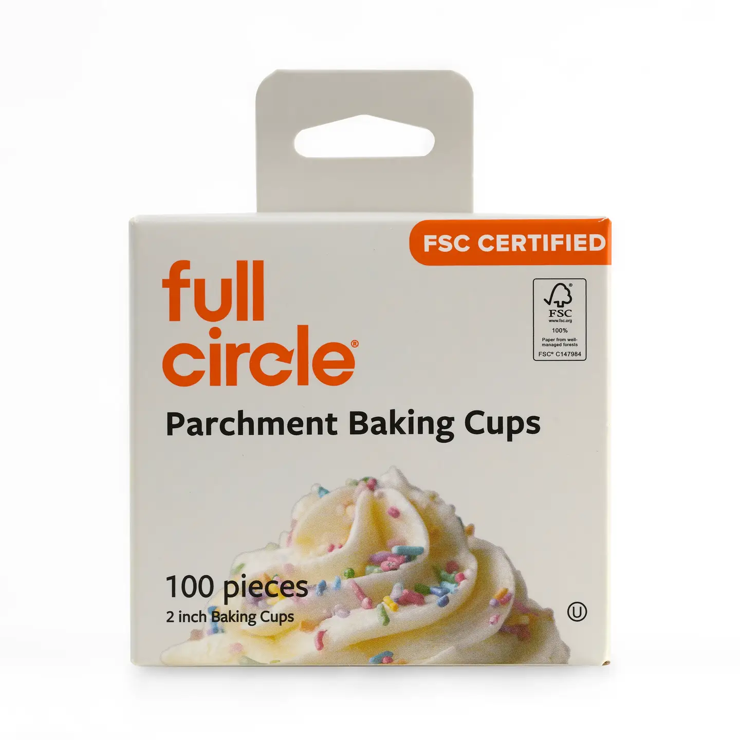 Full Circle Parchment Baking Cups-100ct