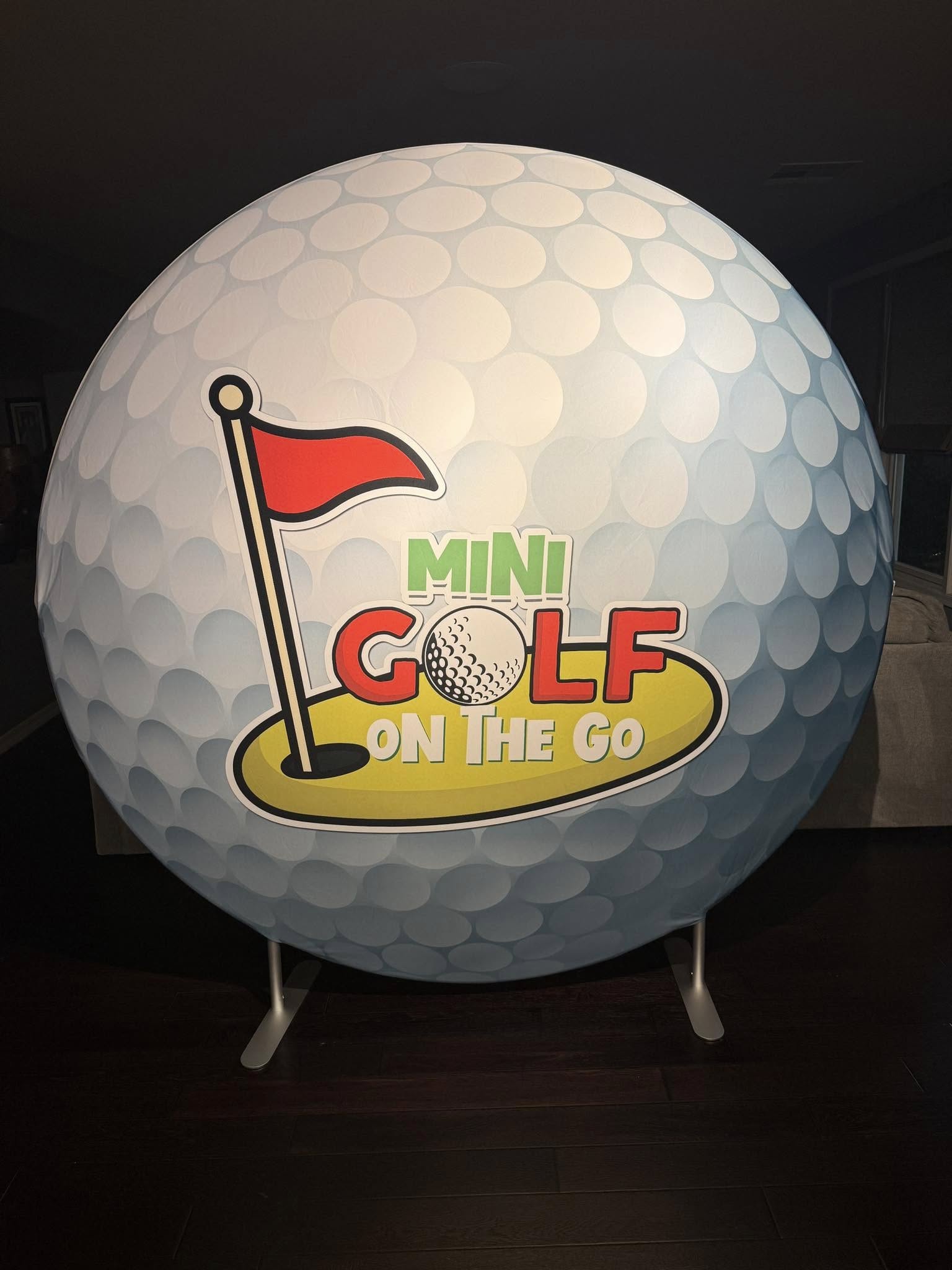 7ft Tension Fabric Circle (Double Side Print) 7ft Tension Fabric Circle (Double Side Print)