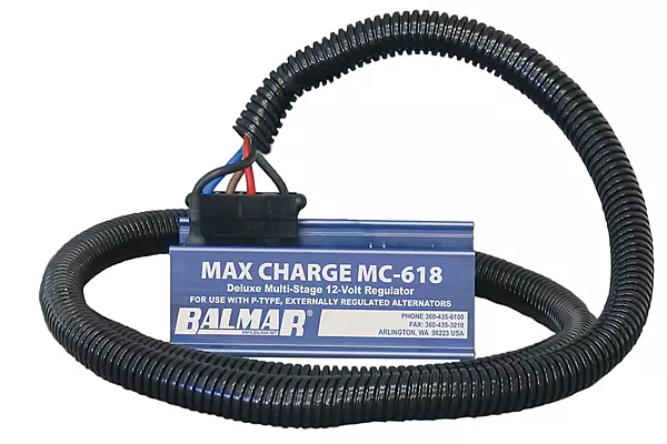 Balmar Max Charge MC618 Regulator 12V with Harness - MC-618-H Outdoor Recreation Product