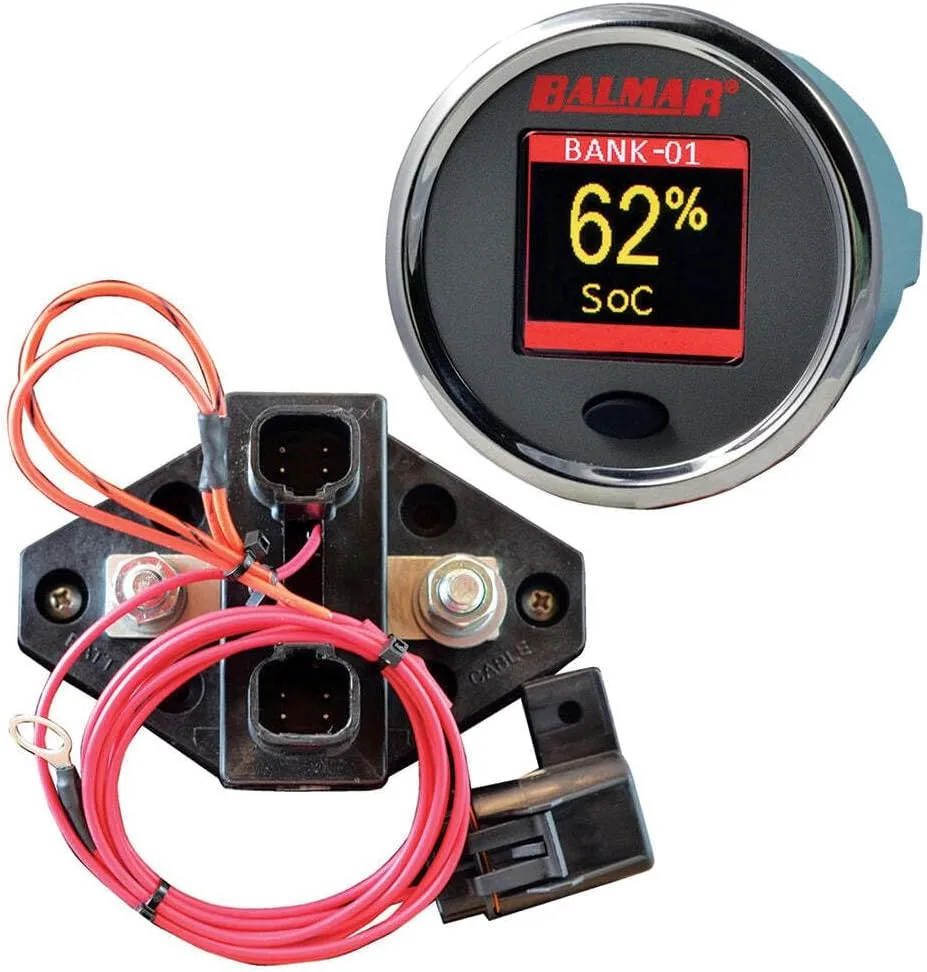 Balmar SG200 Battery Monitor Kit w/Display Shunt & 10M Cable - 12-48 VDC
