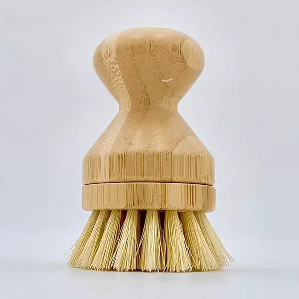 Bamboo Soft Bristle Pot Scrubber