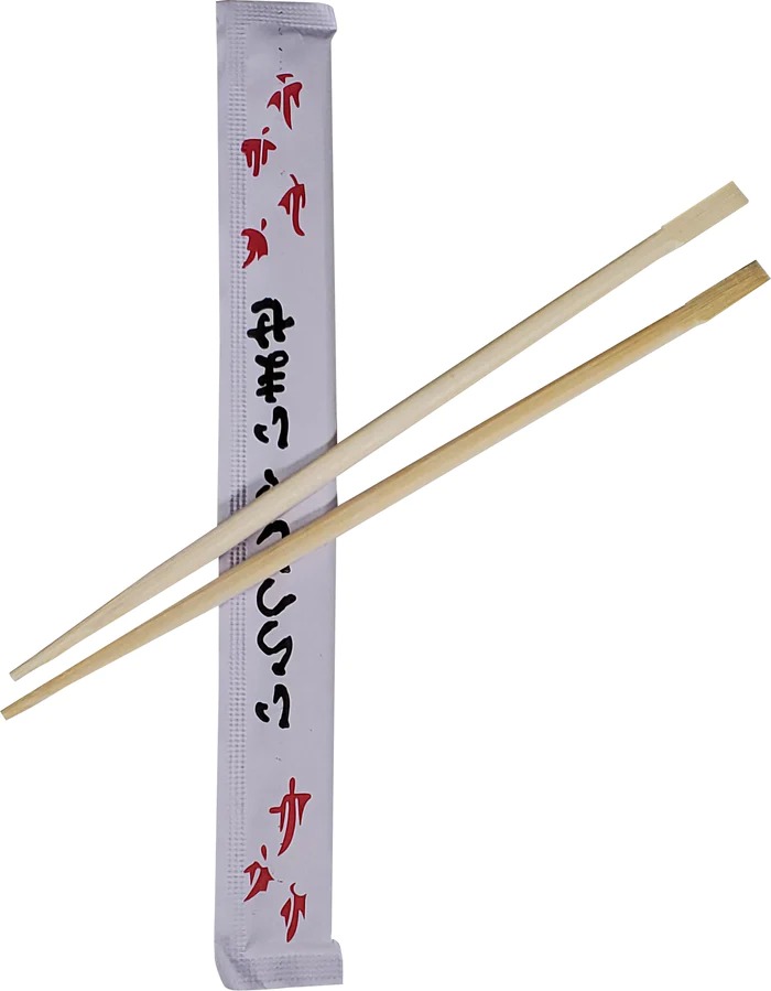 Bamboo chopsticks Ind. wrapped [3000ct]