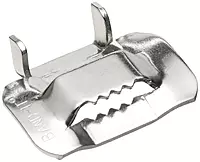 BAND-IT C25599 201/301 Stainless Steel Ear-Lokt Buckle, 5/8" Width, 100 per Box