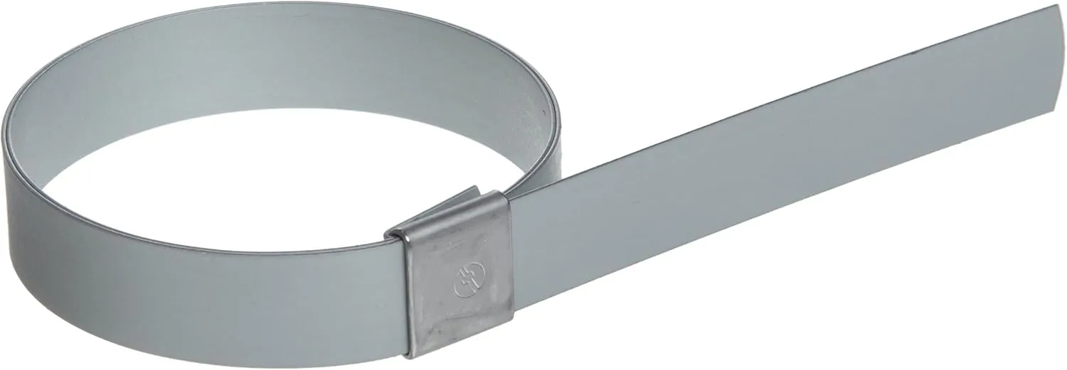 BAND-IT Galvanized Carbon Steel Center Punch Clamps