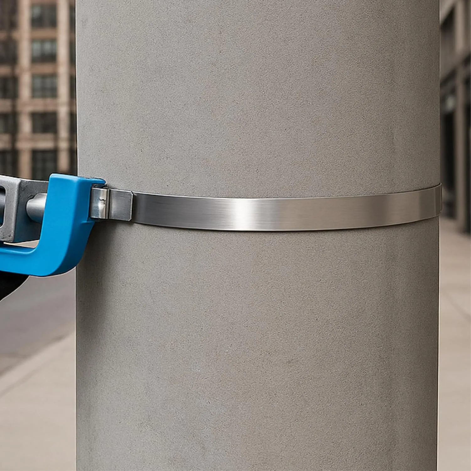 BAND-IT Galvanized Carbon Steel Center Punch Clamps
