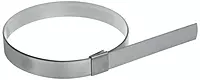 BAND-IT CP16S9 5/8" Wide x 0.025" Thick 4" Diameter, 201 Stainless Steel Center Punch Clamp (Pack of 25)