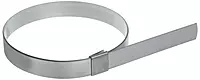 BAND-IT CP16S9 5/8" Wide x 0.025" Thick 4" Diameter, 201 Stainless Steel Center Punch Clamp (Pack of 25)
