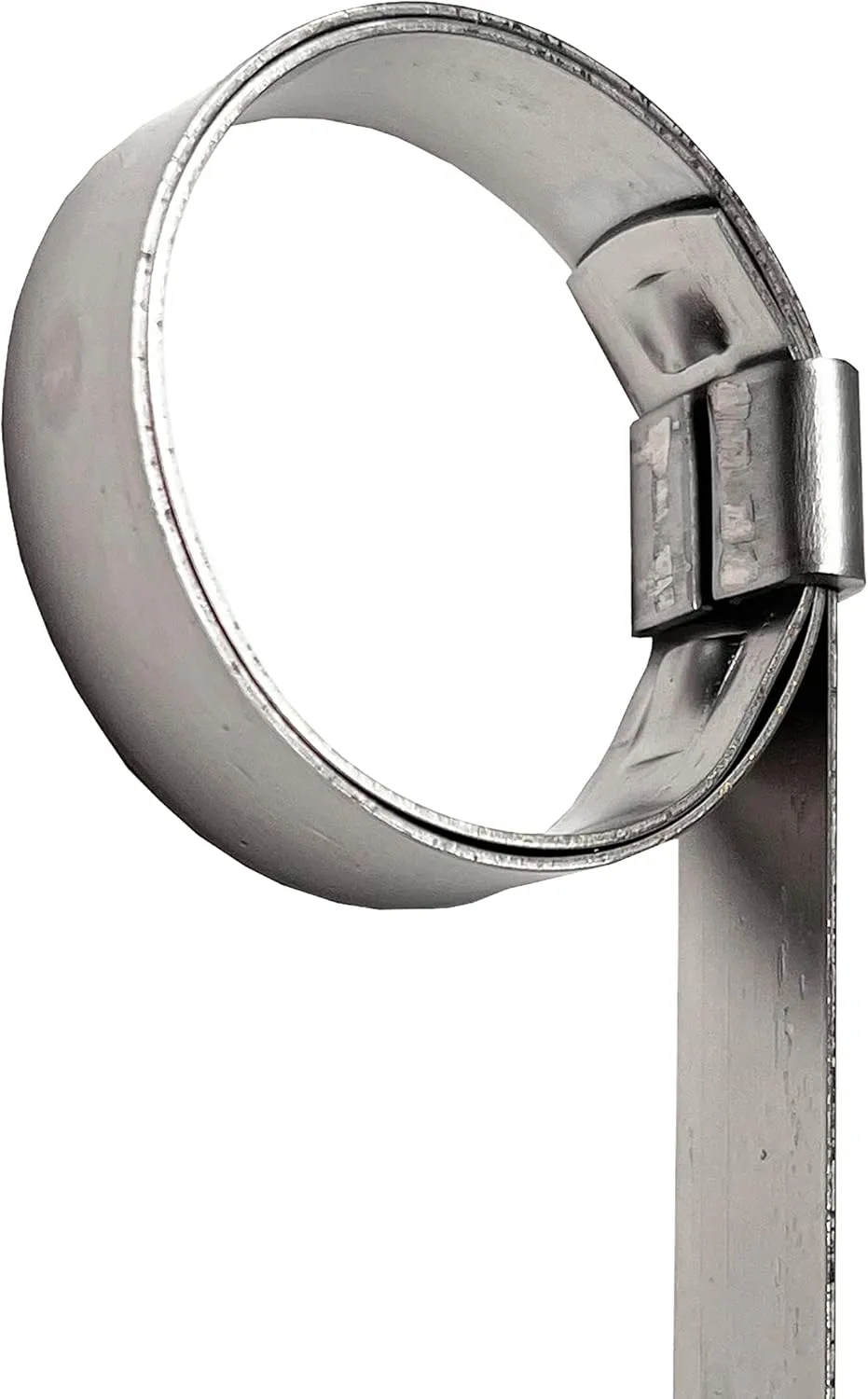 BAND-IT JS2439 Junior 3/8" Wide x 0.025" Thick, 1" Diameter, 201 Stainless Steel Smooth I.D. Clamp (100 Per Box) 3/8 in W x