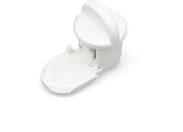 B&B Molders 94156 Plastic Thumb Lock Polar White