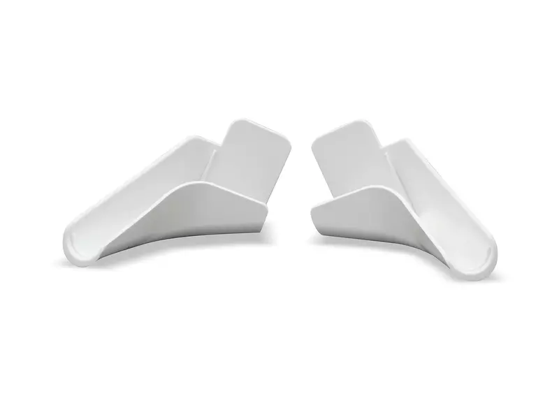 B&B Molders 94170 Medium Rain Gutter Spouts, Polar White