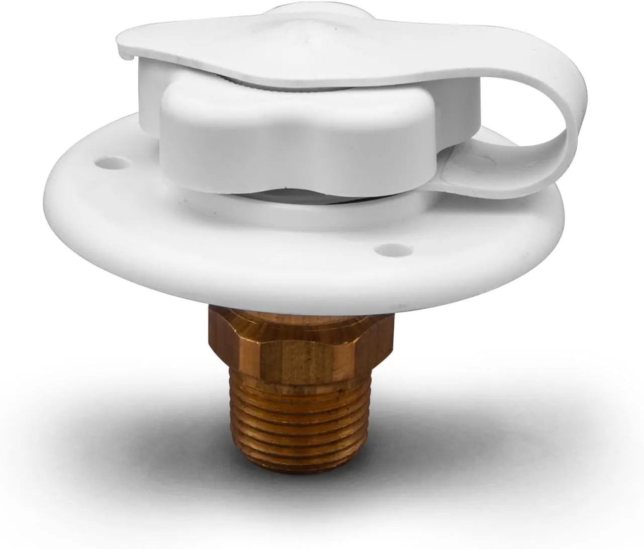 B&B Molders 94214 City Water Fill with Brass Check Valve – Polar White