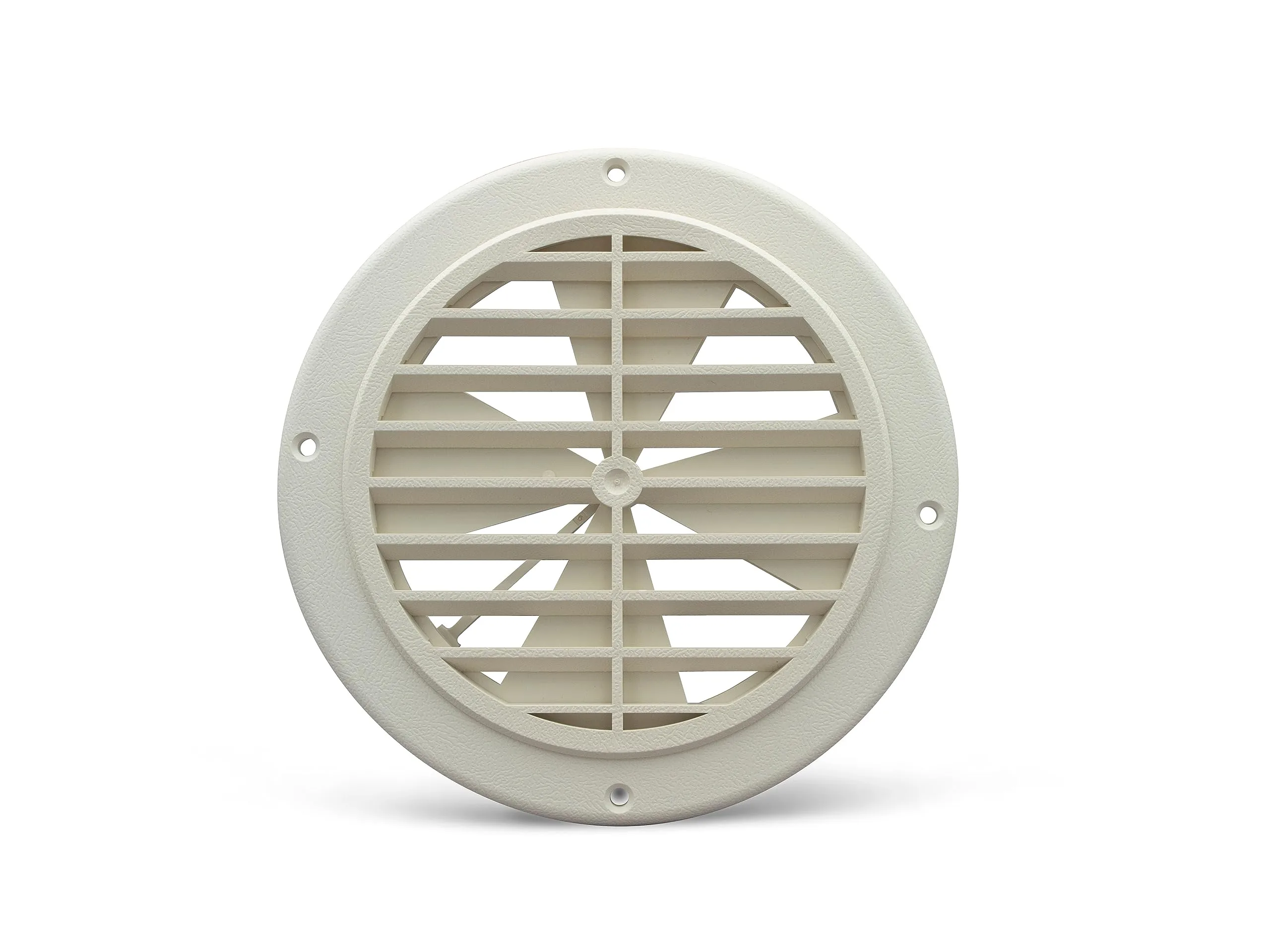B&B Molders Ceiling Grill RV Air Vent – OEM Replacement, 360° Rotation, White