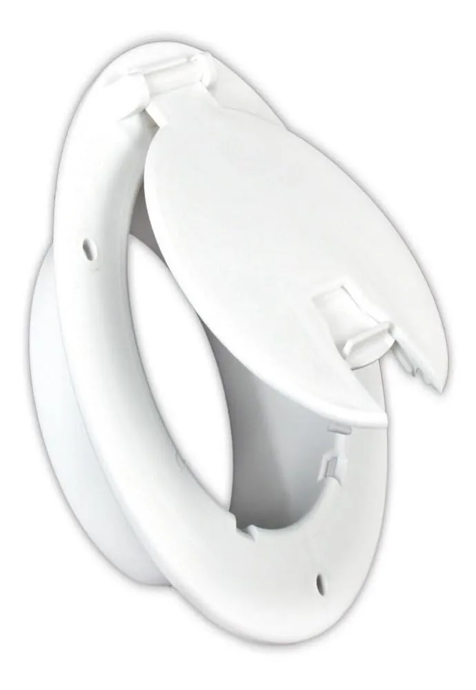 B&B Molders 94331 DLX Round Electric Hatch with Vermin Door