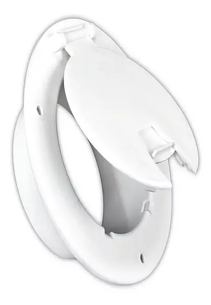 B&B Molders 94331 DLX Round Electric Hatch with Vermin Door