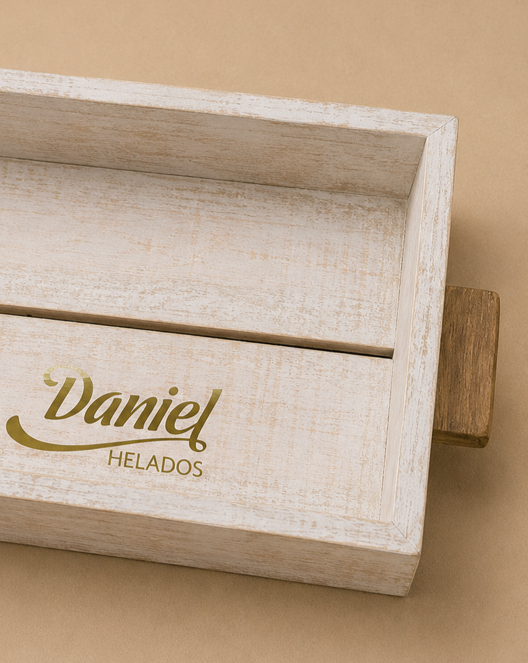 Bandejas de madera para Helados Daniel