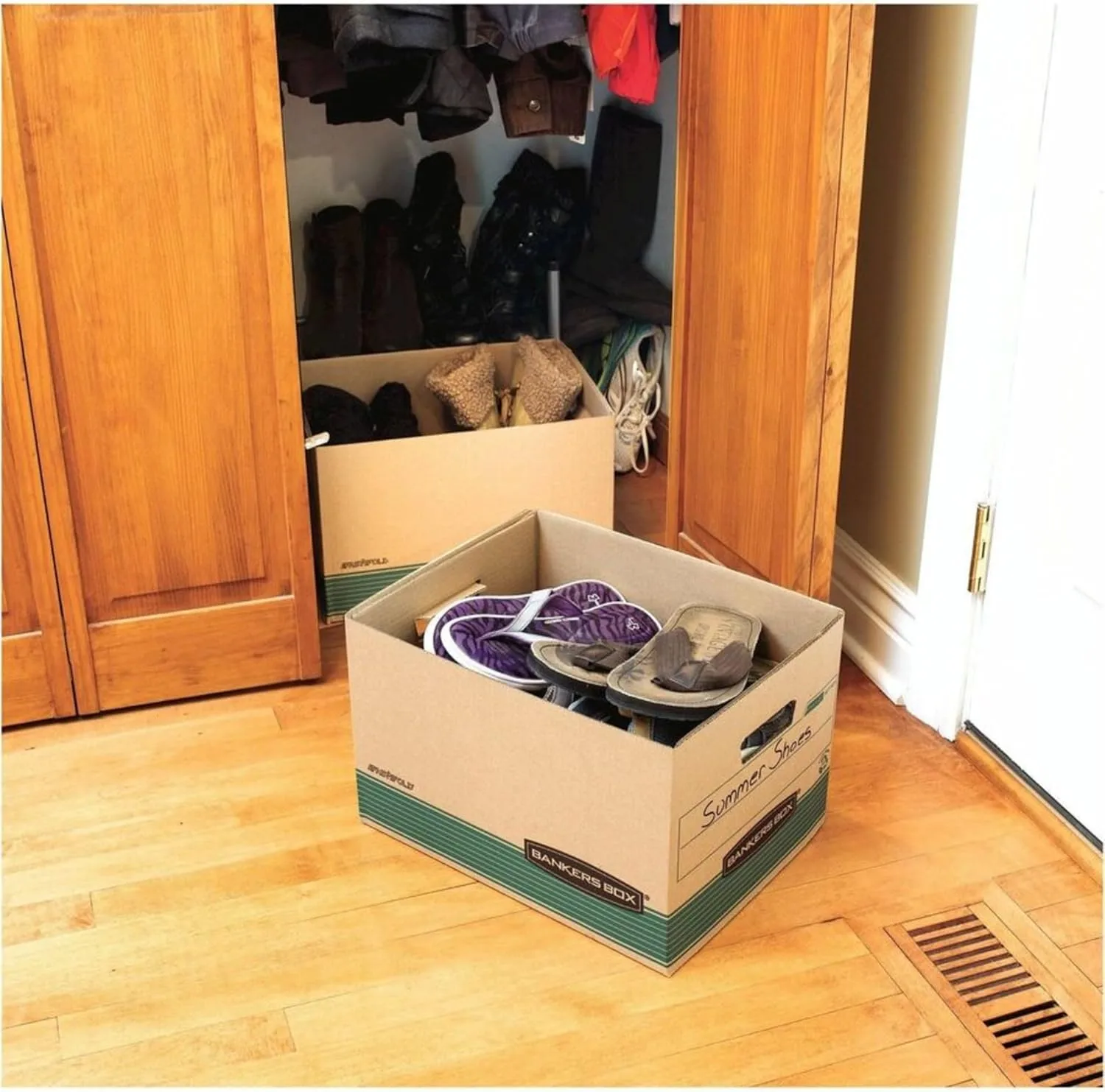 Bankers Box Medium-Duty 100% Recycled Stor/File Storage Boxes