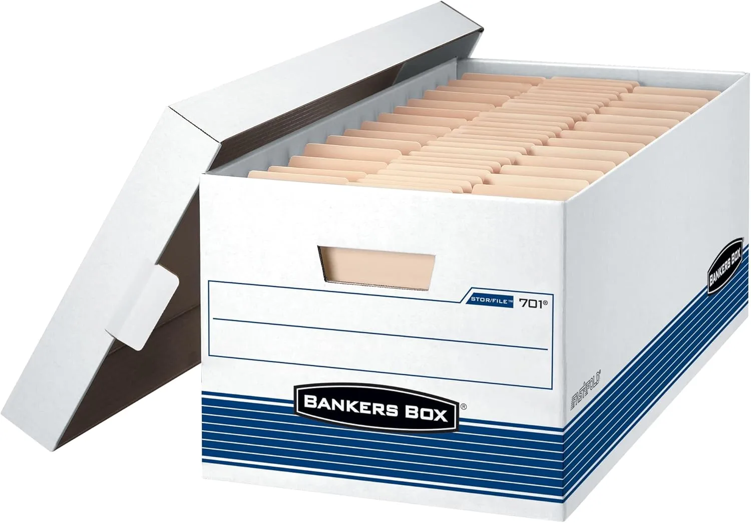 Bankers Box STOR/FILE Legal File Storage Boxes, 15 x 10 x 24 in, 4/Carton