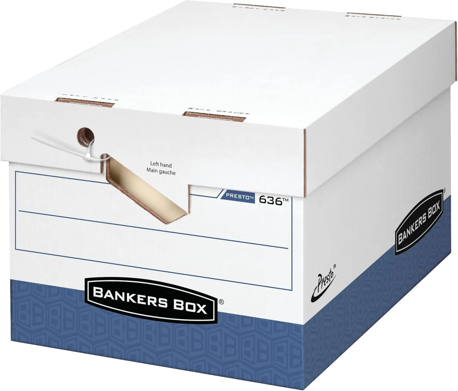 Bankers Box Presto Heavy-Duty Letter/Legal Storage Boxes, 2-Pack