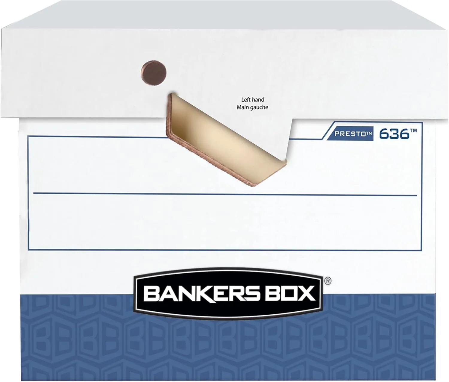 Bankers Box Presto Heavy-Duty Letter/Legal Storage Boxes, 2-Pack
