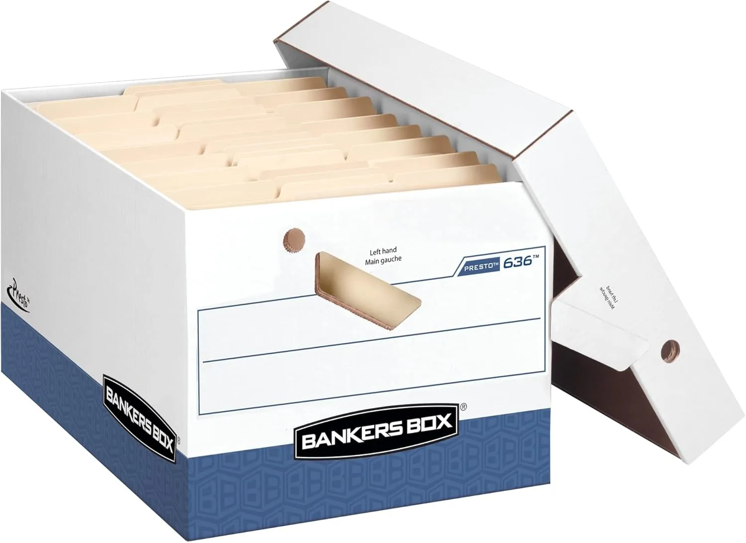 Bankers Box Presto Heavy-Duty Letter/Legal Storage Boxes, 2-Pack