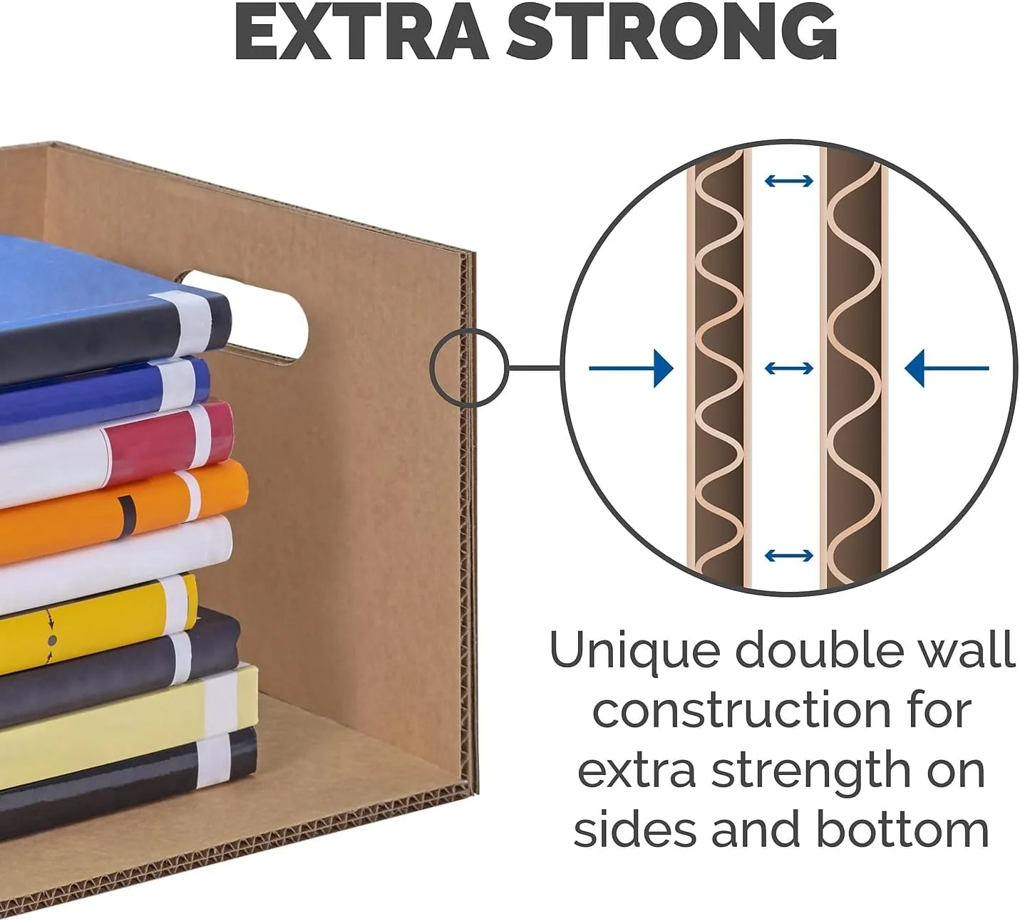 Bankers Box Small Classic Moving Box 20 Pack, Reinforced Handles, Tape-Free Assembly, 15-in x 12-in x 10-in (7714210)