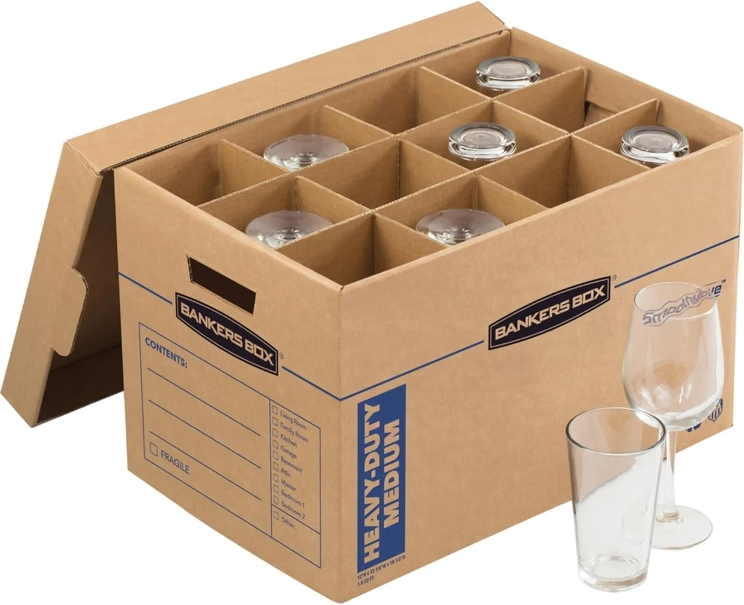 Bankers Box SmoothMove Kitchen Moving Kit - 18.5 x 12.25 x 12 in - 1 Pack