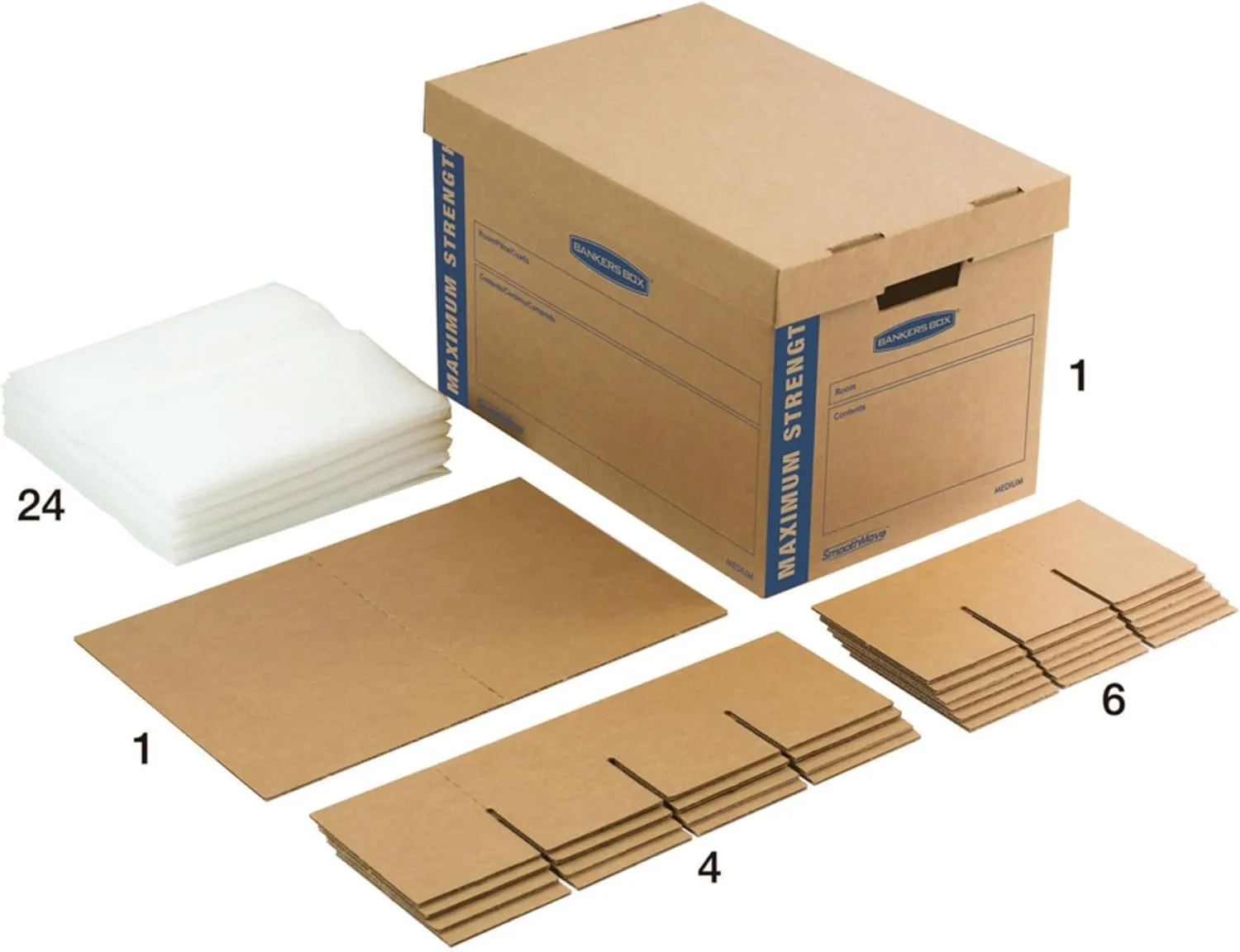 Bankers Box SmoothMove Kitchen Moving Kit - 18.5 x 12.25 x 12 in - 1 Pack
