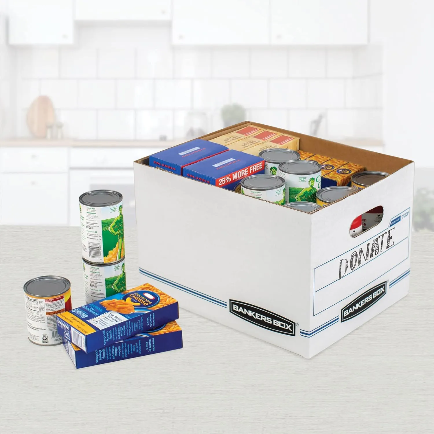 Bankers Box® Stor/File™ Standard-Duty Storage Boxes With Lift-Off Lids, Letter/Legal Size, 10" x 12" x 15", 60% Recycled