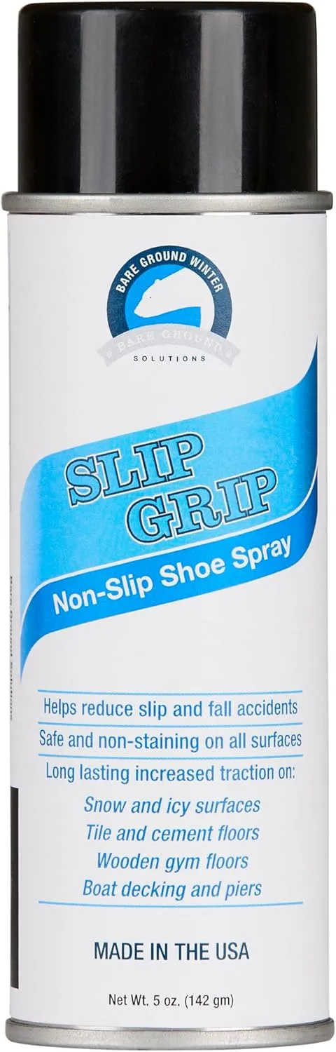 Bare Ground BGSG-1 Spray-on Shoe Grip Adhesive Spray for Slippery Surfaces
