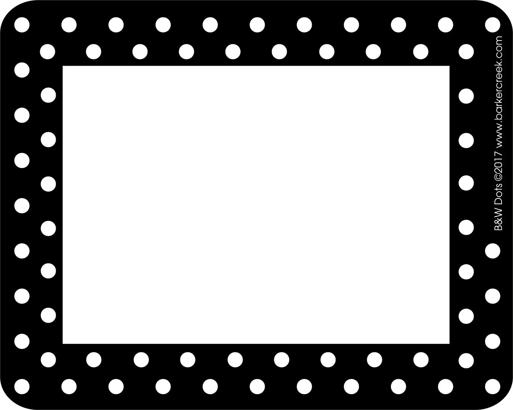 BARKER CREEK Office Products 3-1/2 x 2-3/4" Name Badges/Self-Adhesive Labels, 45-Count (LL-1505)