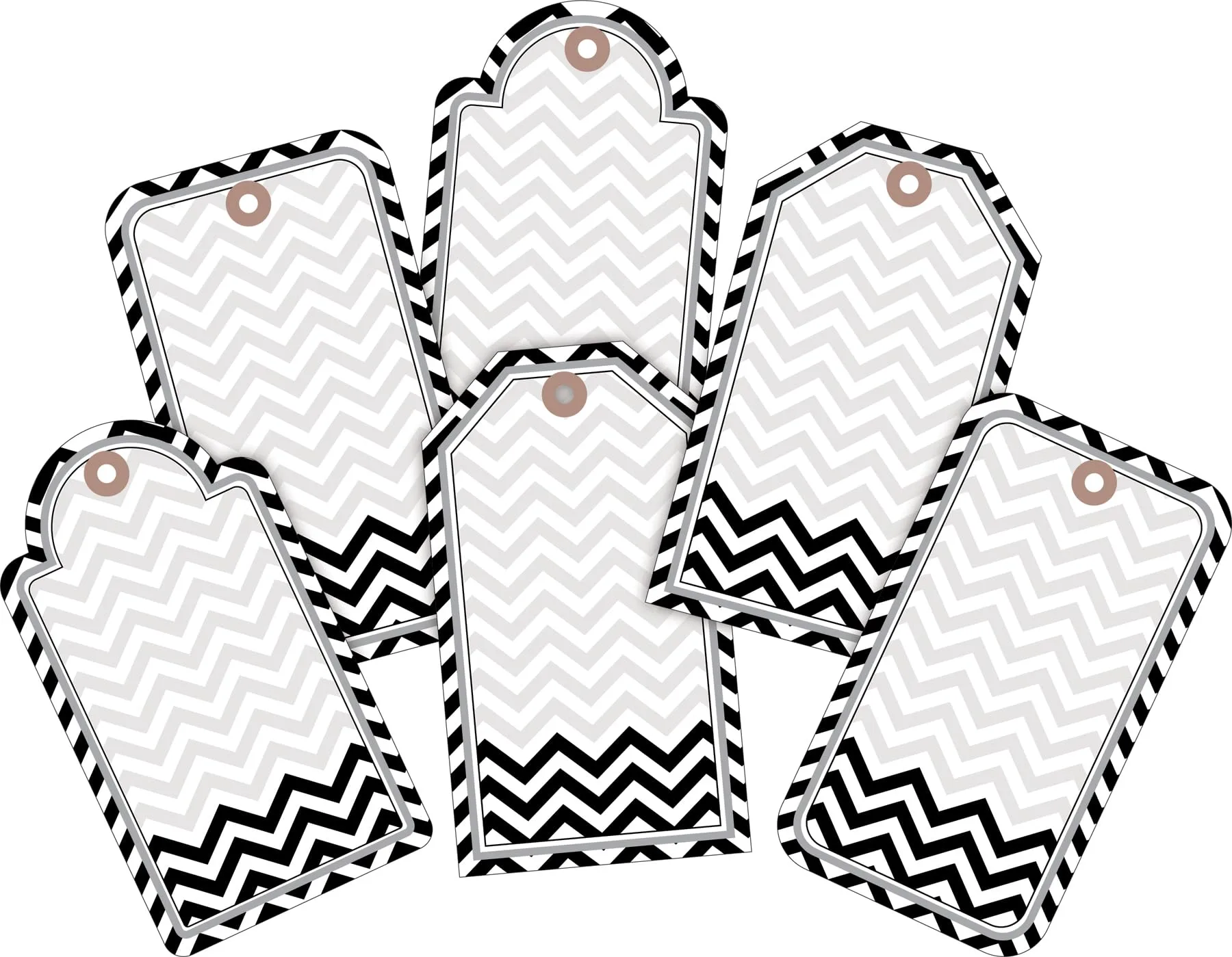 Barker Creek Double-Sided Die-Cut Accents Card Stock Cut-Outs