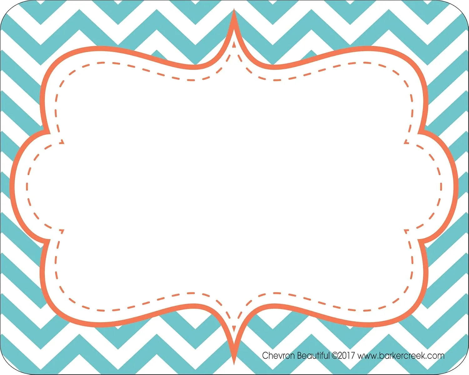 Barker Creek Name Badges & Self-Adhesive Labels, Beautiful Chevron, Multi-Purpose Name Tags, Gift Tags