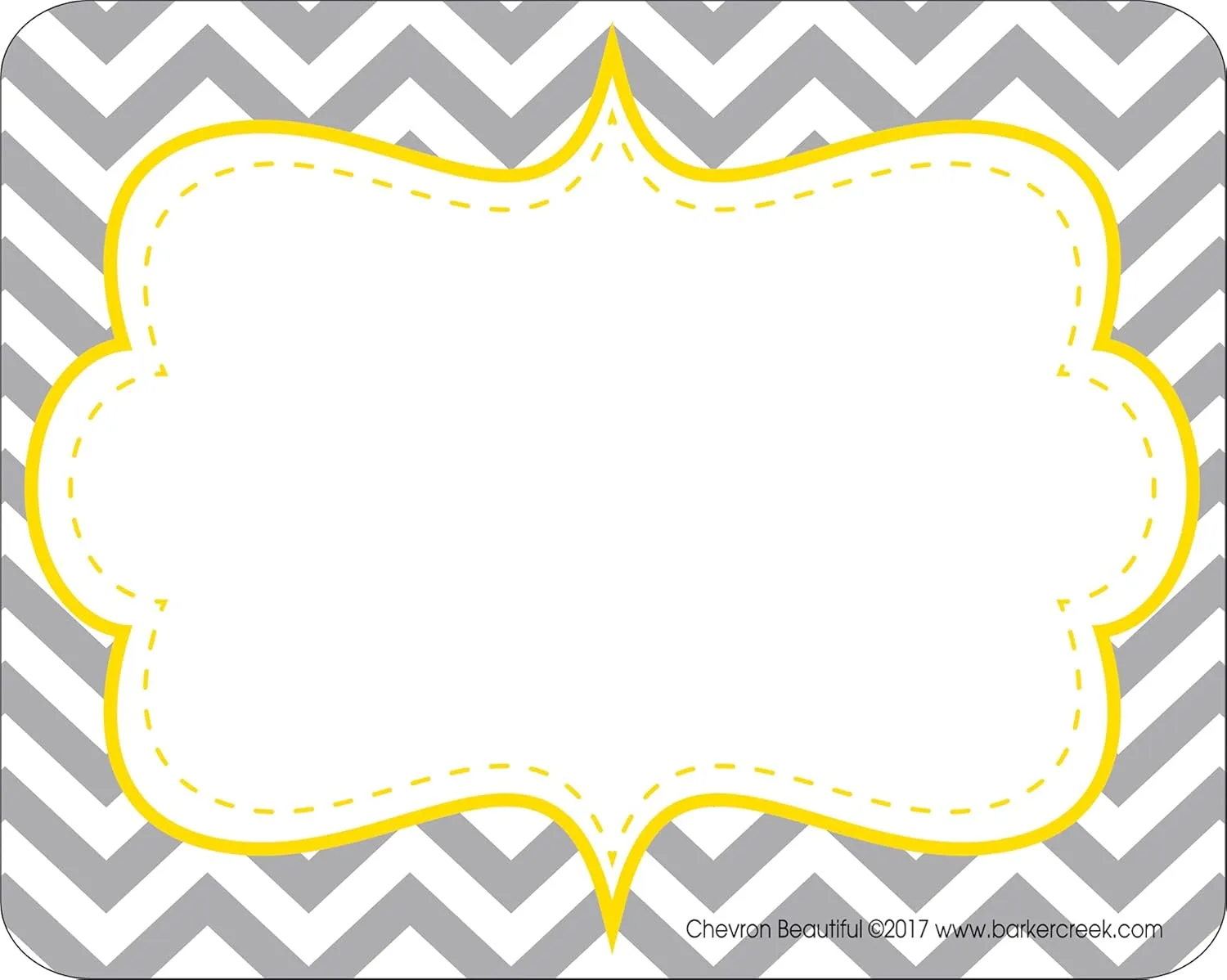Barker Creek Name Badges & Self-Adhesive Labels, Beautiful Chevron, Multi-Purpose Name Tags, Gift Tags