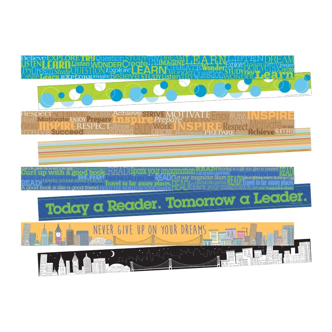 BARKER CREEK Double-Sided Bulletin Board Borders