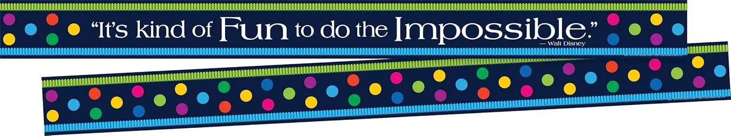 Barker Creek Double-Sided Border 2-Pack, Italy Punti Felici, Decorate Galore with 70' of Border
