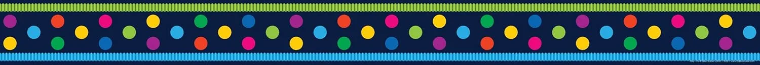 Barker Creek Double-Sided Border 2-Pack, Italy Punti Felici, Decorate Galore with 70' of Border