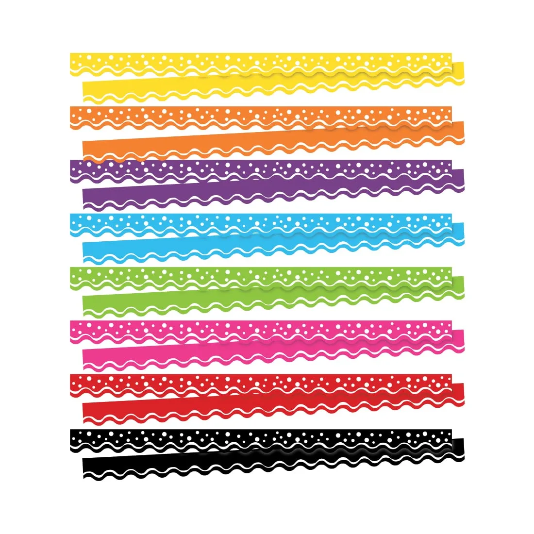 Barker Creek Double-Sided Scalloped Border (Happy)