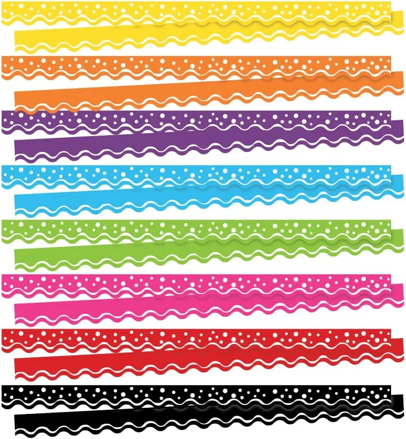 Barker Creek Double-Sided Scalloped Border (Happy)