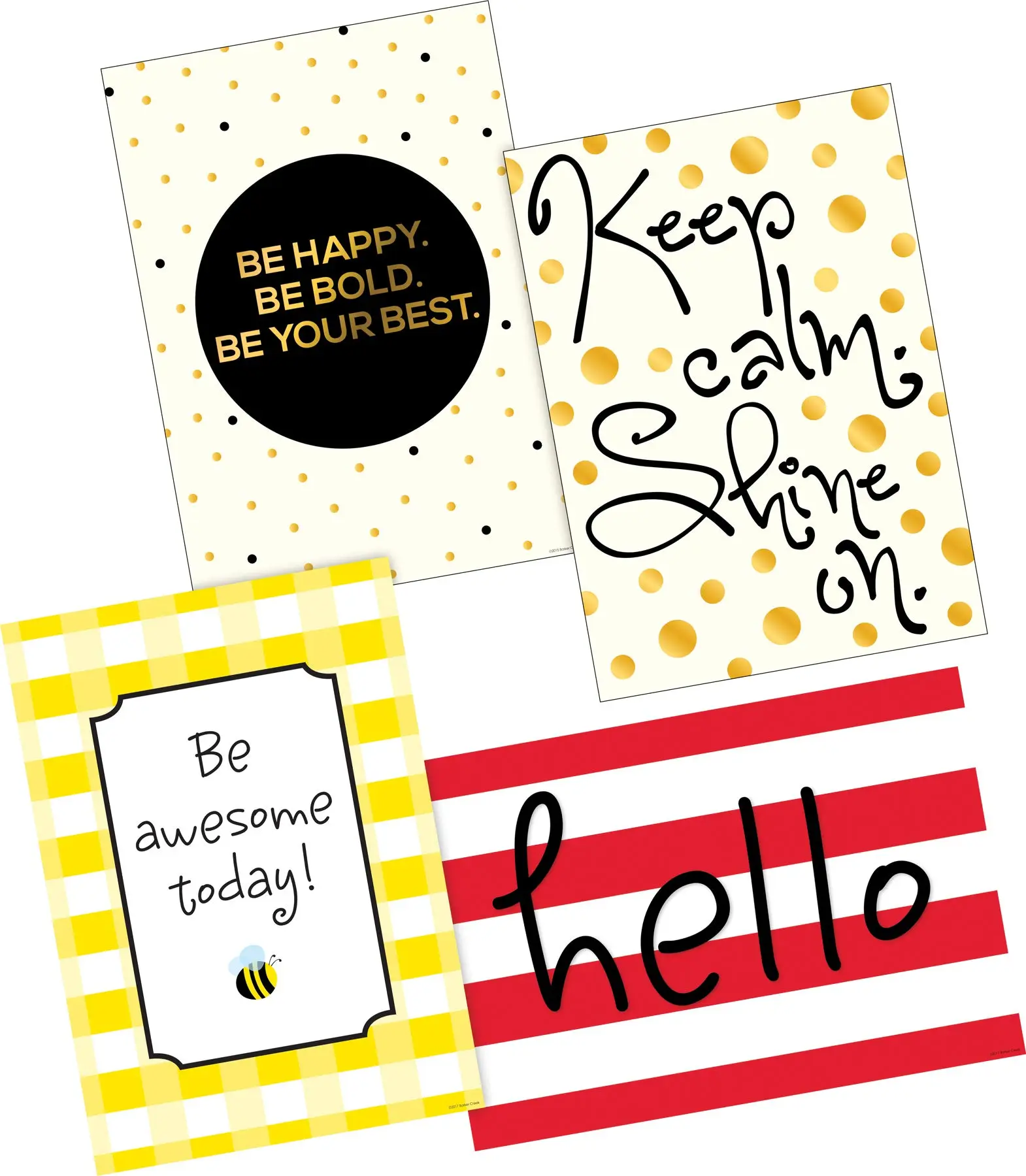 Barker Creek Motivational Poster Set