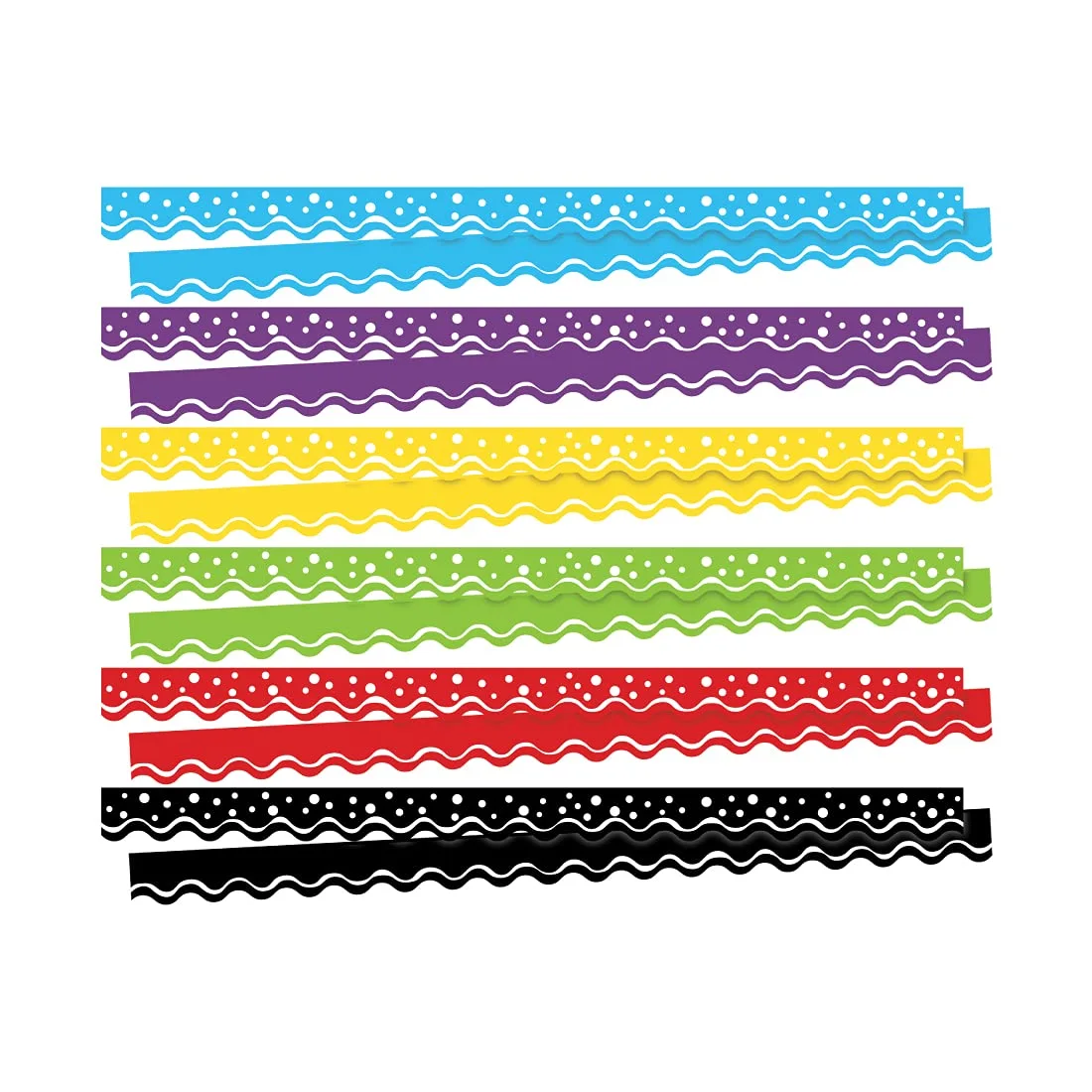 Barker Creek Double-Sided Scalloped Border (Happy)