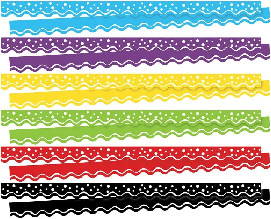 Barker Creek Double-Sided Scalloped Border (Happy)