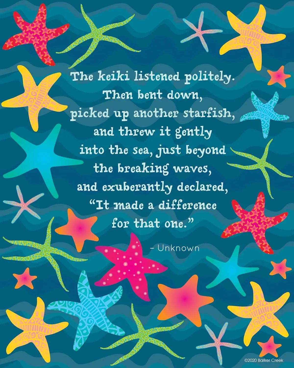 BARKER CREEK Art Prints, Take Care of Each Other, Set of 4 Art Prints from Barker CREEK's Kai Ola Collection