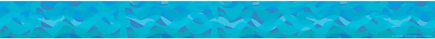 BARKER CREEK Double-Sided Border, Kai Ola Sea Turtles, for Bulletin Boards, Reception Areas, Halls, Break Rooms, Office