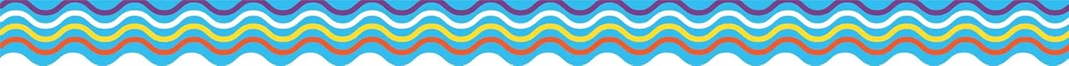 Barker Creek Double-Sided Scalloped Edge Border 2-Pack, Moroccan, Trim Out Bulletin Boards and Create Colorful Displays