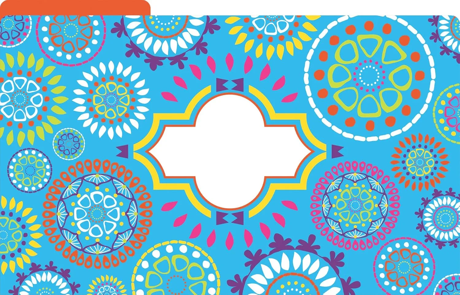 Barker Creek Legal-Size Designer File Folders, Moroccan, Multicolor, Replace Bland and Boring with Bright and Beautiful