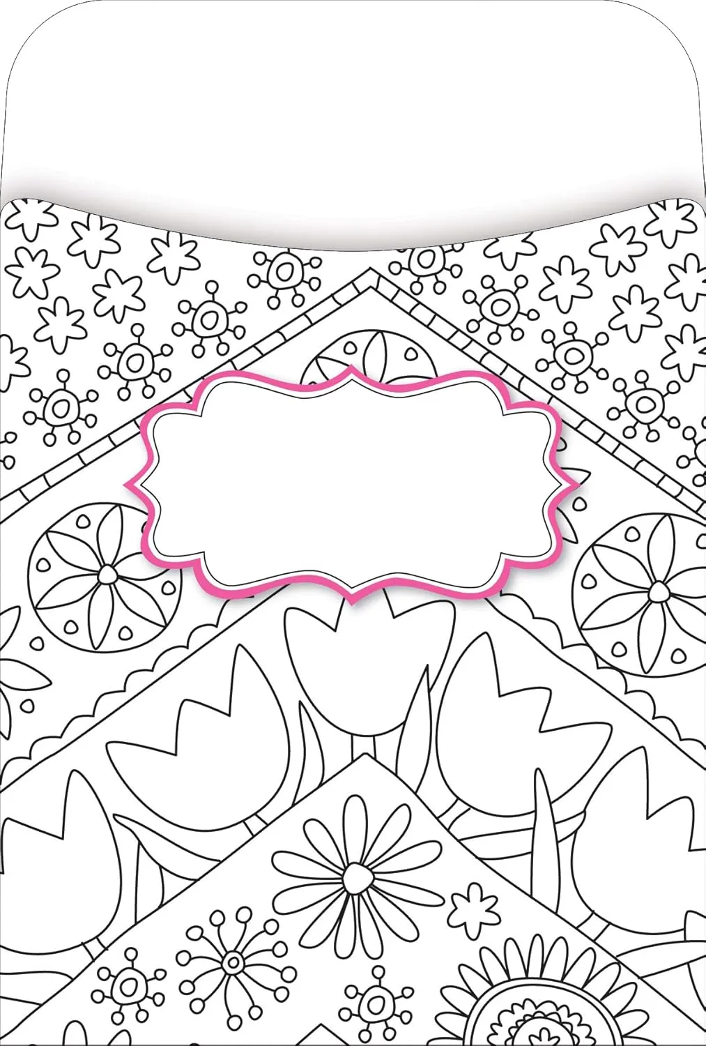 Barker Creek Peel & Stick Library Pockets, Color Me!