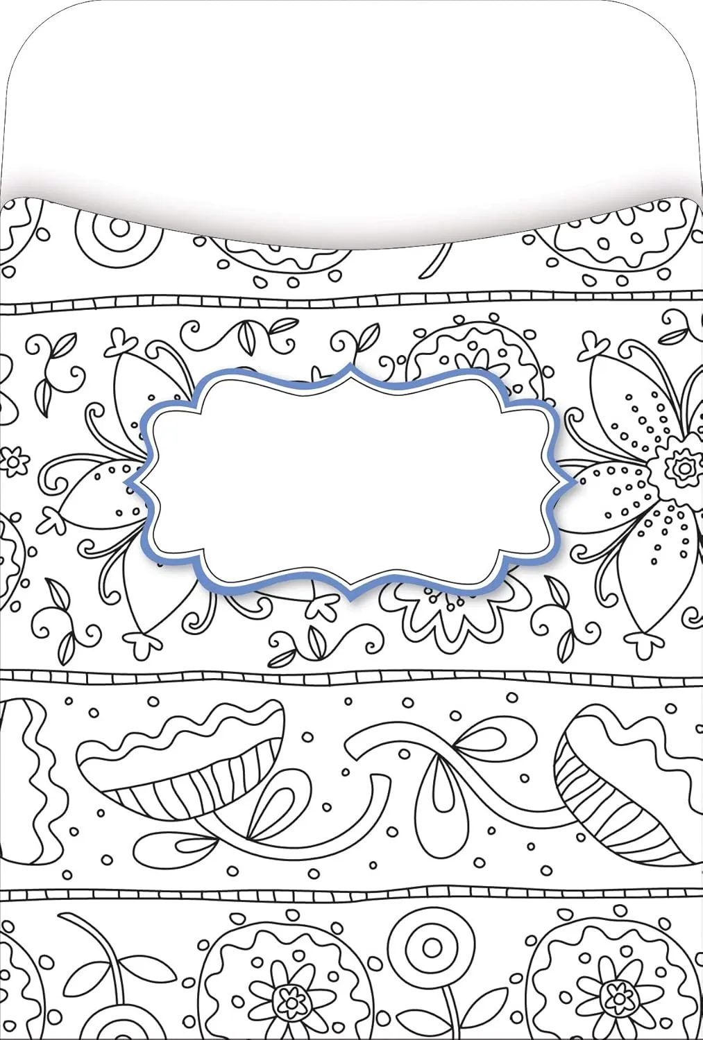 Barker Creek Peel & Stick Library Pockets, Color Me!