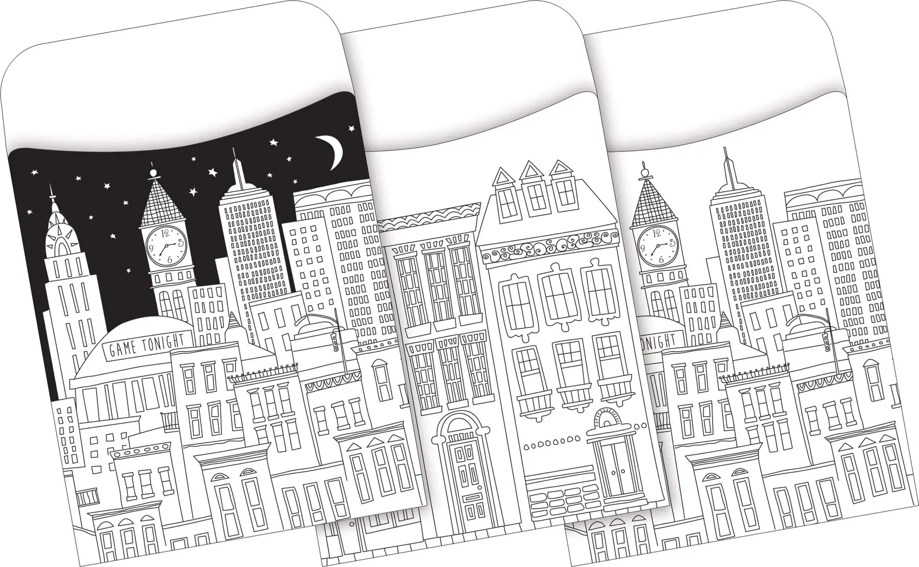 Barker Creek Peel & Stick Library Pockets, Color Me!