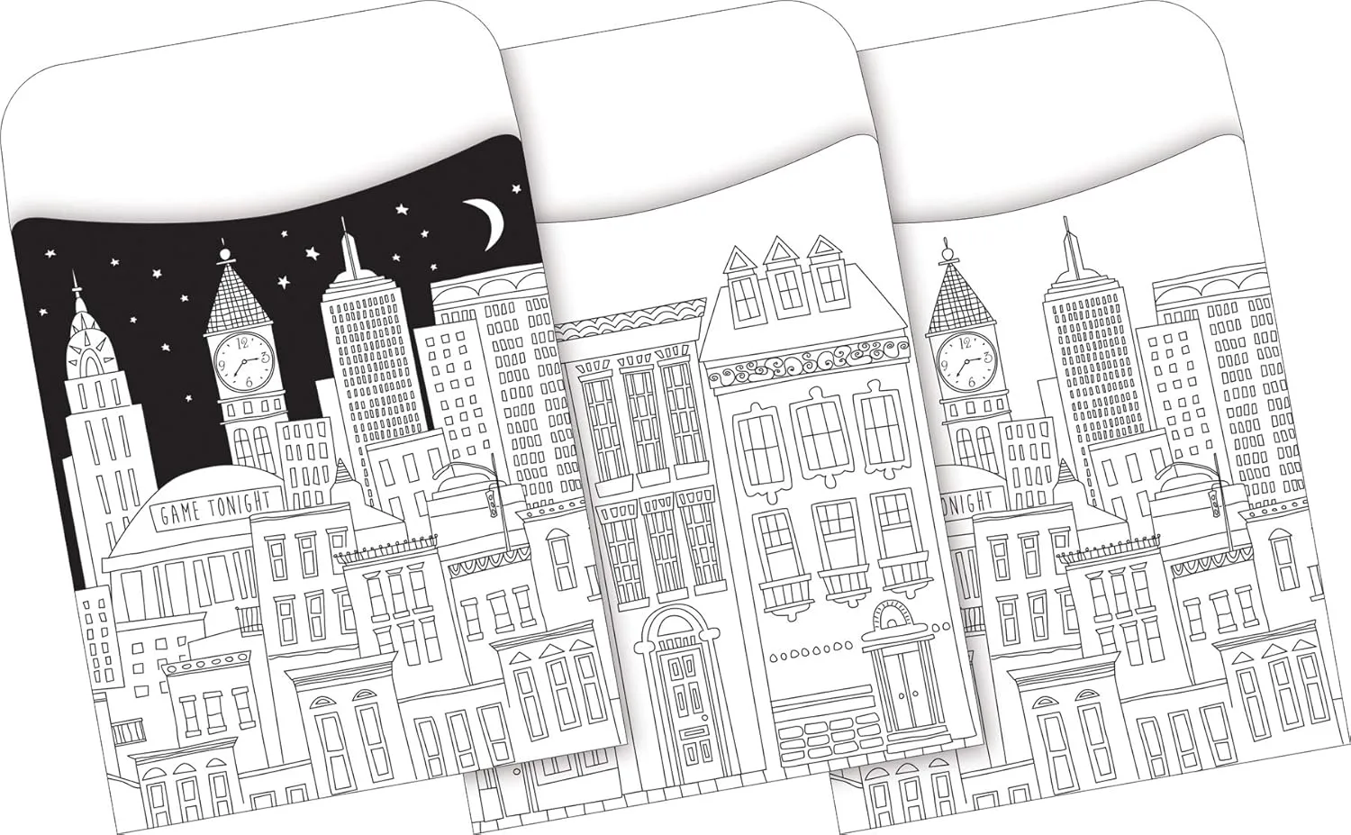 Barker Creek Peel & Stick Library Pockets, Color Me!